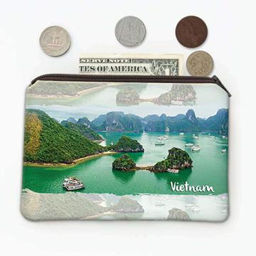 VIETNAM BAY : Gift Coin Purse Vietnamese Pride Flag Country Souvenir Travel Beach