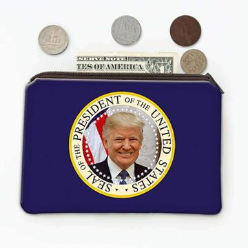 Trump Photo Presidential Seal : Gift Coin Purse American Patriot USA United States