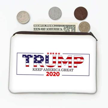 Keep America Great Trump 2020 : Gift Coin Purse USA Donald American Flag MAGA