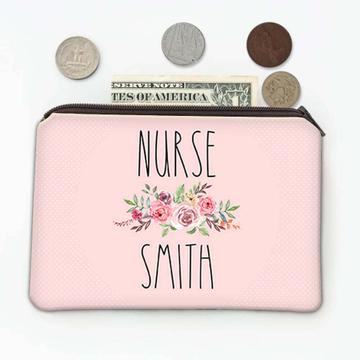 Personalized Nurse : Gift Coin Purse Last Name Family Job Office Coworker Smith