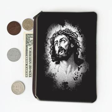 Jesus Crown Of Thorns : Gift Coin Purse Sacrifice Faith Hope Catholic Religious Paster Face