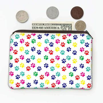 Dog : Gift Coin Purse Paws Colors Cute Animal Pet Canine Pets Dogs