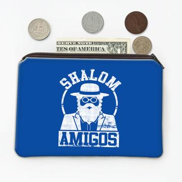 Shalom Amigos Friends : Gift Coin Purse Jerusalem Israel Jewish Jew Rabbi Judaism Funny