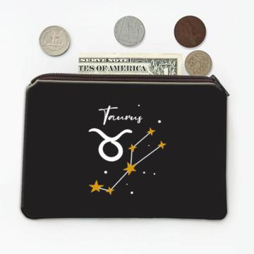 Taurus Constellation : Gift Coin Purse Zodiac Sign Astrology Horoscope Happy Birthday Stars