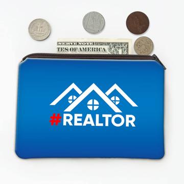 For Best Realtor : Gift Coin Purse House Hustler Real Estate Agent Occupation Appraiser