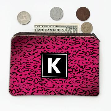 Leopard Animal Print : Gift Coin Purse Pink Fashion Pattern For Her Feminine Modern