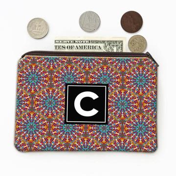Kaleidoscope Ornament : Gift Coin Purse Abstract Tile Print Graphics Seamless Wall Decor