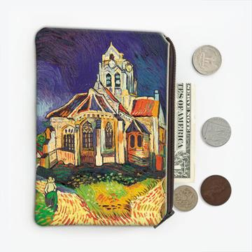 Church at Auvers Vincent Van Gogh : Gift Coin Purse Famous Oil Painting Art Artist Painter