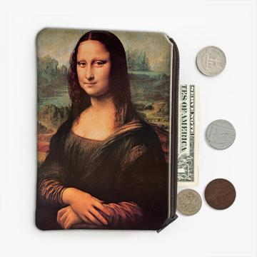 Mona Lisa Leonardo da Vinci Portrait : Gift Coin Purse Famous Oil Painting Art Artist Painter