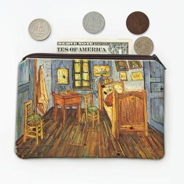 Bedroom in Arles Vincent Van Gogh : Gift Coin Purse Famous Oil Painting Art Artist Painter