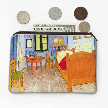 Vincent Van Gogh Bedroom in Arles : Gift Coin Purse Famous Oil Painting Art Artist Painter