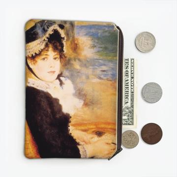 By the Seashore Renoir : Gift Coin Purse Famous Oil Painting Art Artist Painter