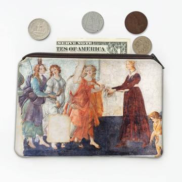 Botticelli Three Graces : Gift Coin Purse Famous Oil Painting Art Artist Painter