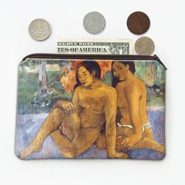 Et L or de Leurs Corps Paul Gauguin : Gift Coin Purse Famous Oil Painting Art Artist Painter