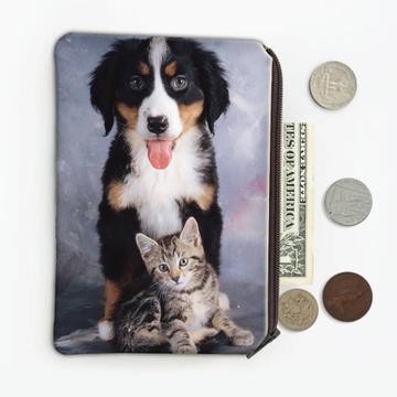 Bernese Cat : Gift Coin Purse Dog Pet Puppy Animal Friends Cute