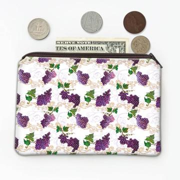 Grape Bunches Grapes : Gift Coin Purse Fruit Fruits Lover Wine Kitchen Table Decor Towel Print