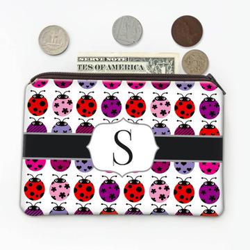 Cute Printed Ladybugs : Gift Coin Purse Pattern Baby Shower Girl Friend Stamped Mother Sweet