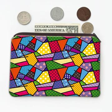 Colorful Pop Art : Gift Coin Purse Shapes Design Home Decor Abstract