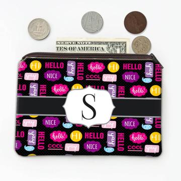 Polka Dots Pattern : Gift Coin Purse Sweet Sixteen Party Decor Phrases Girlish Coworker Friend