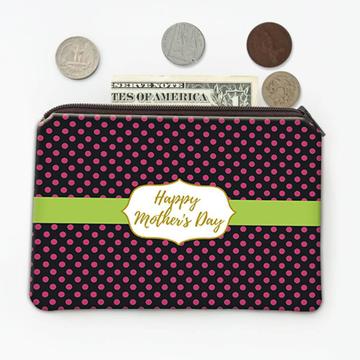 Dots Abstract Pattern : Gift Coin Purse Stripe Circles Mother Friend Spotted Ladybug Kids