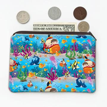 Kids Submarine : Gift Coin Purse Fish Ocean