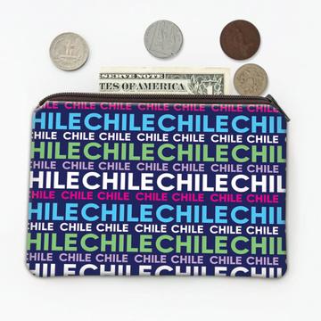 Chile Pattern : Gift Coin Purse Chilean Chileno