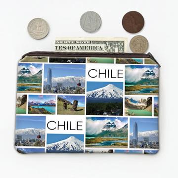 Chile Scenery Pattern : Gift Coin Purse
