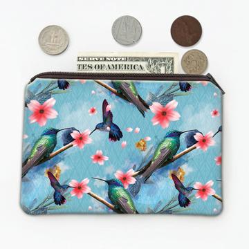 Colibri Hibiscus : Gift Coin Purse Hummingbird