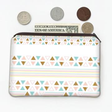 Triangle Modern Pattern Abstract  : Gift Coin Purse
