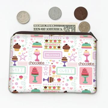 Cakes Happy Birthday Pattern  : Gift Coin Purse