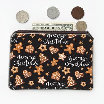 Christmads Cookies : Gift Coin Purse Gingerbread