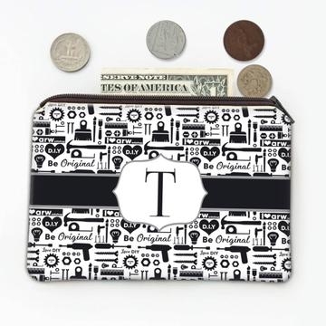 Workshop Pattern : Gift Coin Purse Diy Drill Screws Bolts Screwdriver Fathers Day Handmade