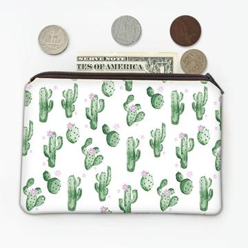Cactus Flower : Gift Coin Purse Pattern Cute Decor Trend Summer
