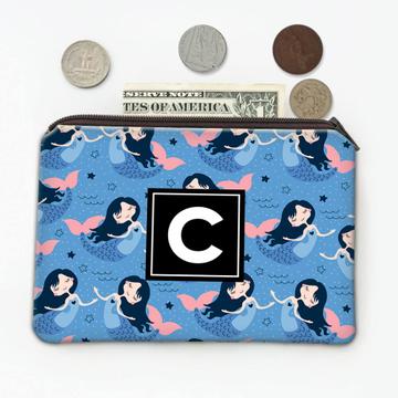 Little Mermaid Polka Dots : Gift Coin Purse Pattern For Girl Kids Fairytale Cute Sweet Room