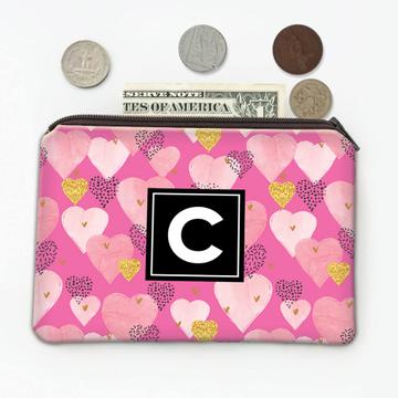 Hearts Abstract : Gift Coin Purse Pattern Seamless Valentines Day Love Lovers Be Mine