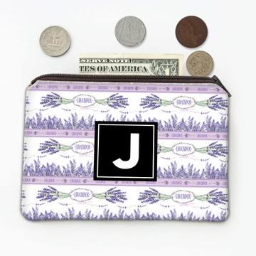 Lavender Pattern : Gift Coin Purse Delicate French Floral Decor Bedroom Home Wall