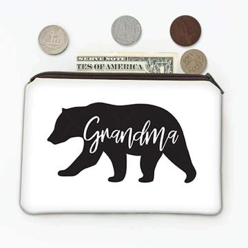 Grandma Bear : Gift Coin Purse Mothers Day Christmas Birthday Grandmother
