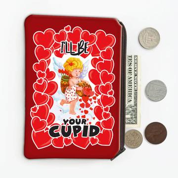 Angel Ill Be Your Cupid : Gift Coin Purse Vintage Retro Valentines Love Kids