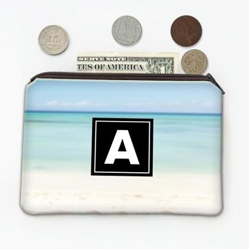 Beach Sand Sea Ocean Photo : Gift Coin Purse Wallpaper For Home Decor Relax Poster Travel