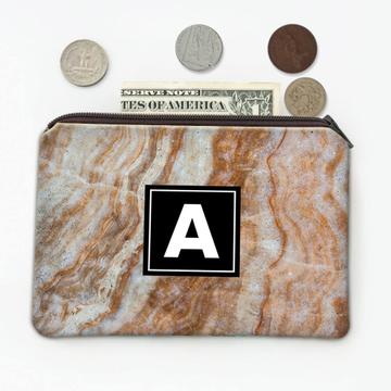 Natural Designed Marble Print : Gift Coin Purse Mineral Layers Granite Stone Fashion Home Decor