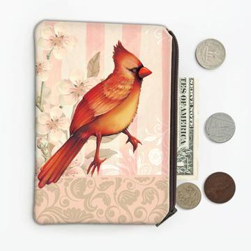 Cardinal : Gift Coin Purse Bird Grieving Lost Loved One Grief Healing Rememberance