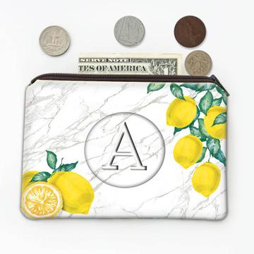 Personalized Lemon Citric : Gift Coin Purse Fruit Kitchen Gift for Mom Grandma Mother