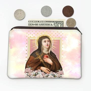 Saint Angela of Foligno : Gift Coin Purse Catholic Saints Religious Saint Holy God