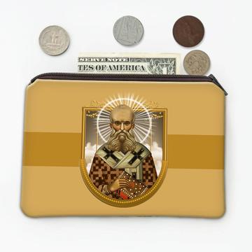 Saint Gregory Nazianzen : Gift Coin Purse Catholic Saints Religious Saint Holy God