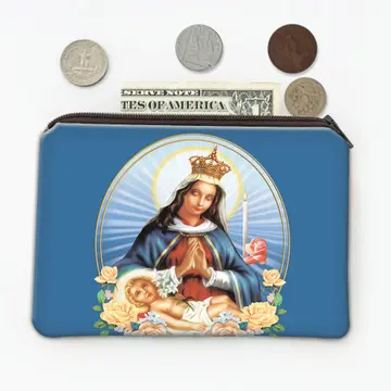 Our Lady of Altagracia Virgen de Altagracia : Gift Coin Purse Catholic Saints Religious Saint Holy God