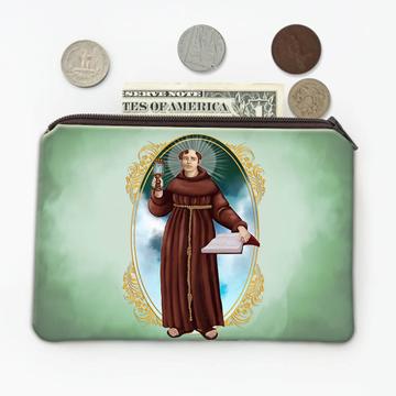 Saint James Of The Marches : Gift Coin Purse Catholic Monk Christian Candle Book Religious