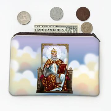 Saint Damasus I : Gift Coin Purse Catholic Bishop Pope Church Christian Religious Bible