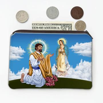 Saint Juan Diego : Gift Coin Purse Catholic Mexican Guadalupe Religious Christian Virgin Mary