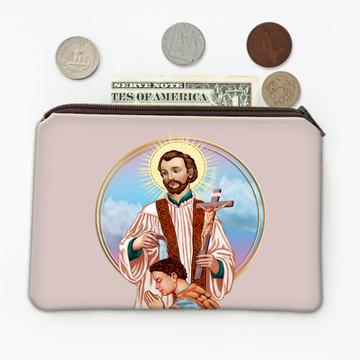 Saint Francis Xavier : Gift Coin Purse Catholic Christian Jesus Crucifix Baptism Religious