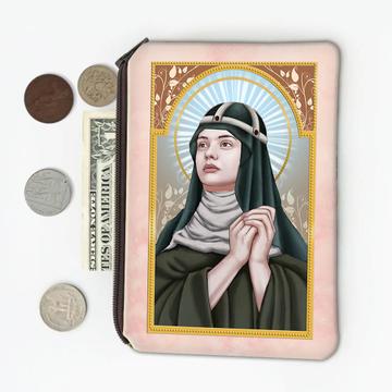 Saint Bridget Of Sweden : Gift Coin Purse Birgitta Catholic Church Christian Religious Faith
